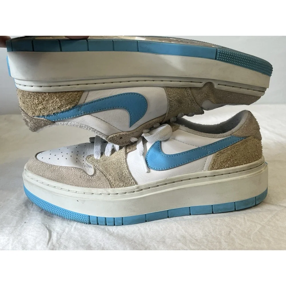 Nike Air Jordan 1 Elevate Low SE White Baltic Blue Retro FD1028-100 Womens Sz 11